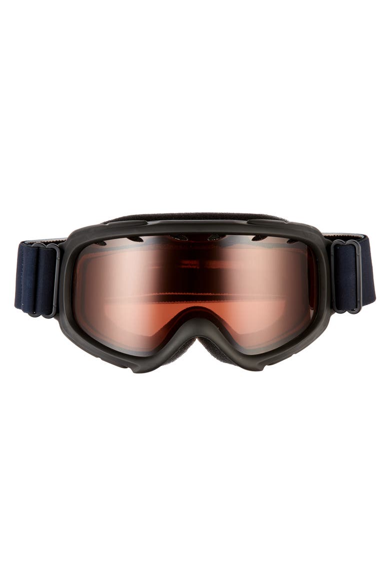 Gambler 164mm Youth Fit Snow Goggles, Alternate, color, BLACK/ ORANGE