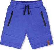 Deux par Deux French Terry Shorts with Cross Seams