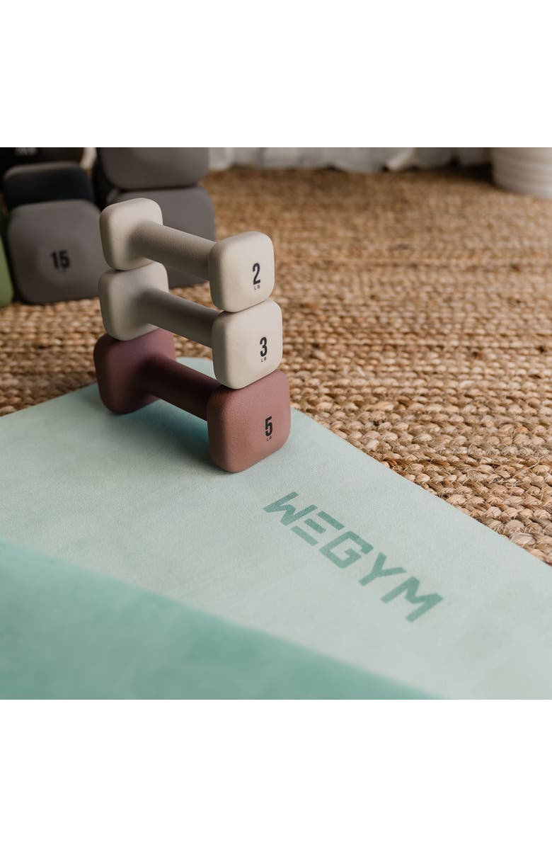 WeGym SafeGrip Dumbbells Upper Set - 10, 12, 15, 20 lbs, Alternate, color, Multicolored