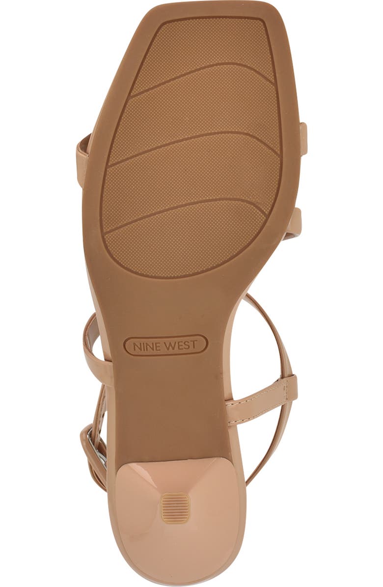 Nine West Hinell Kitten Heel Sandal, Alternate, color, Warm Buff