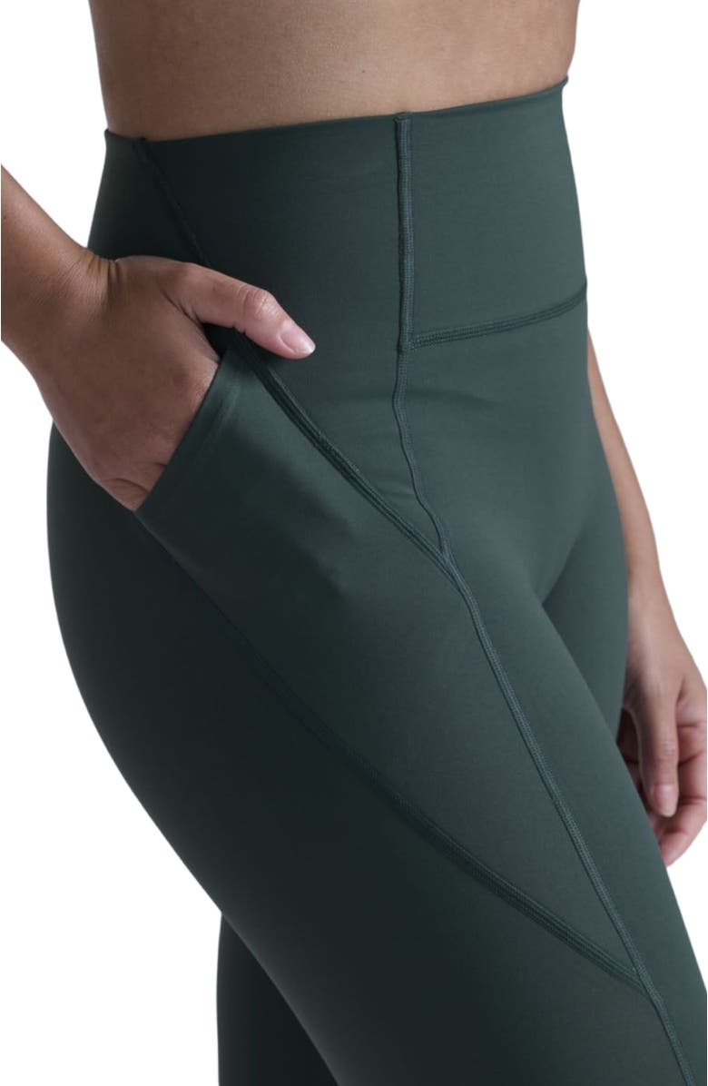 2XU Flex Hi-Rise Compression Tight, Alternate, color, Ever Green/Ever Green