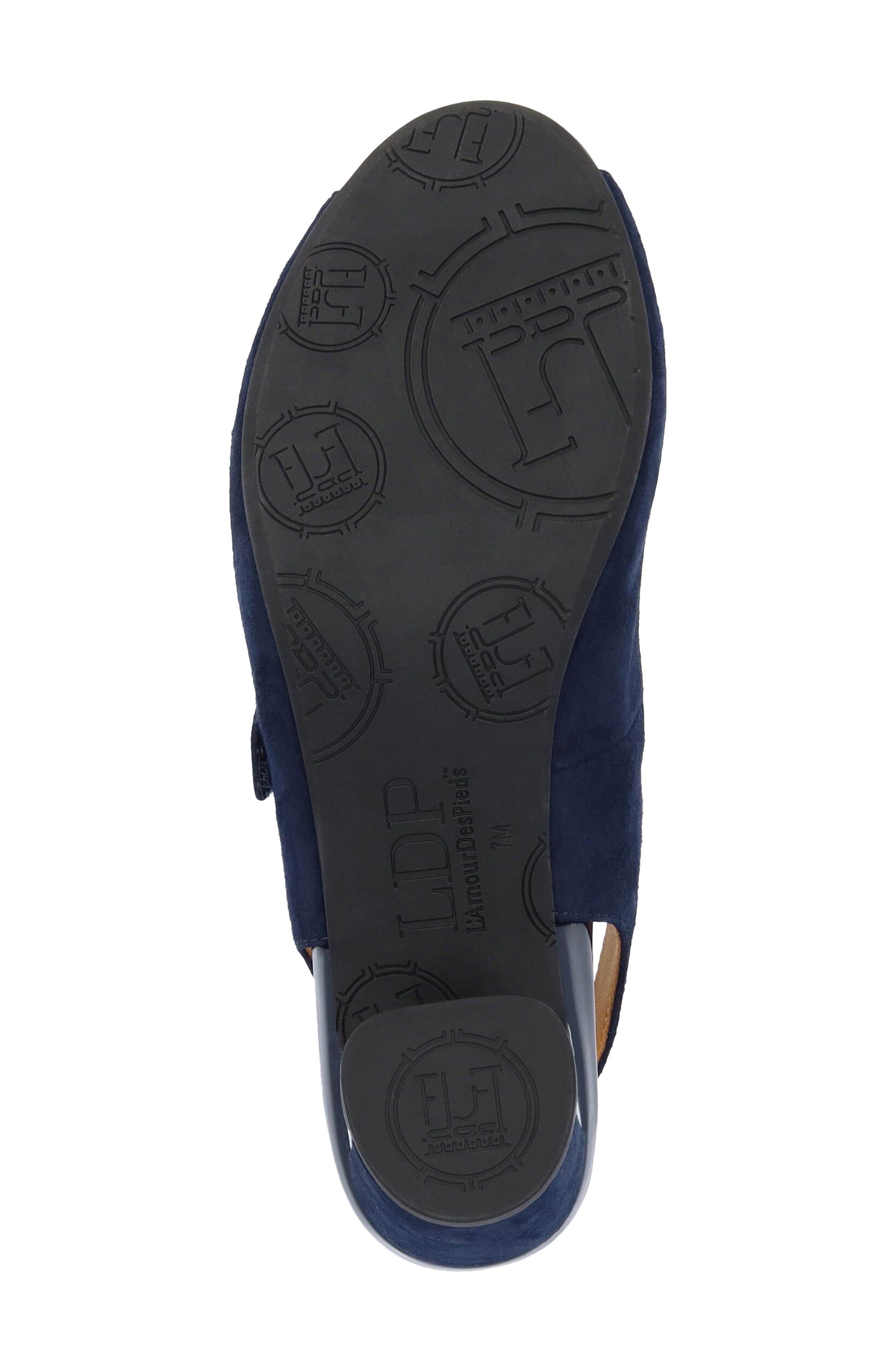 L
Amour des Pieds Merryn Slingback Sandal, Alternate, color, Dark Navy