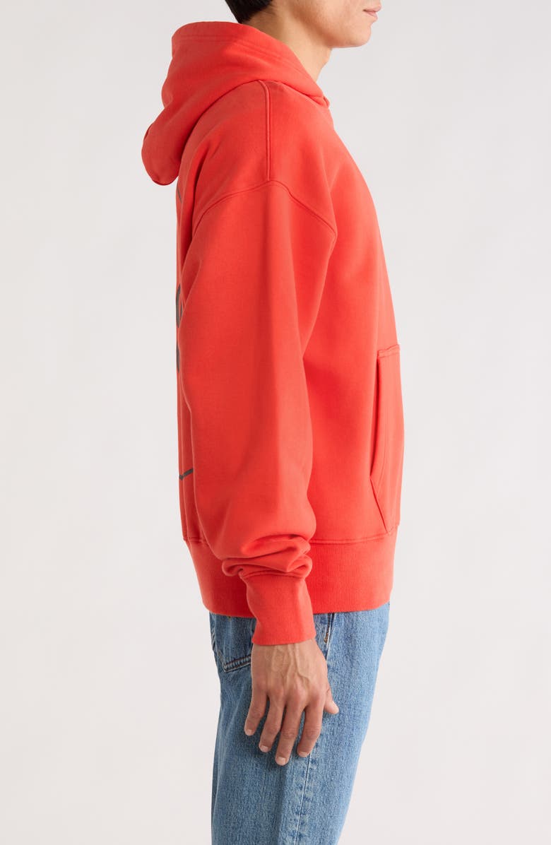 BOILER ROOM Core Oversize Logo Hoodie, Alternate, color, Red