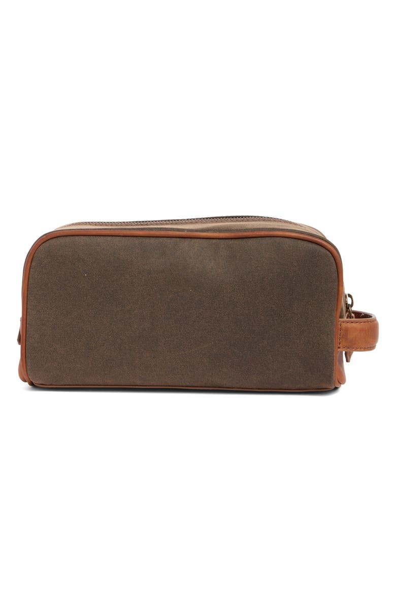 Johnston & Murphy Leather Trim Dopp Kit, Alternate, color, 