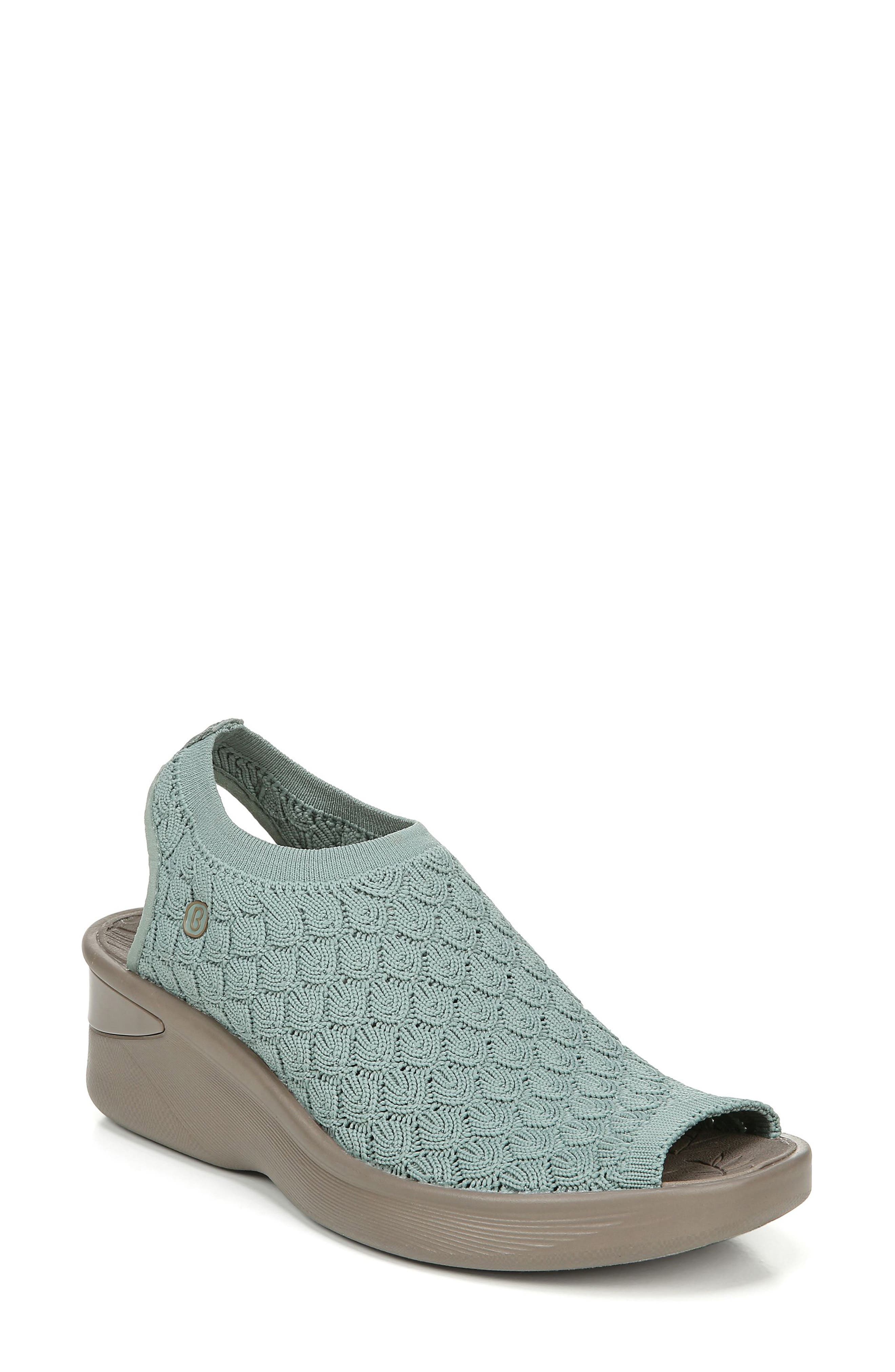 BZees Secret Peep Toe Knit Sneaker (Women) | Nordstromrack