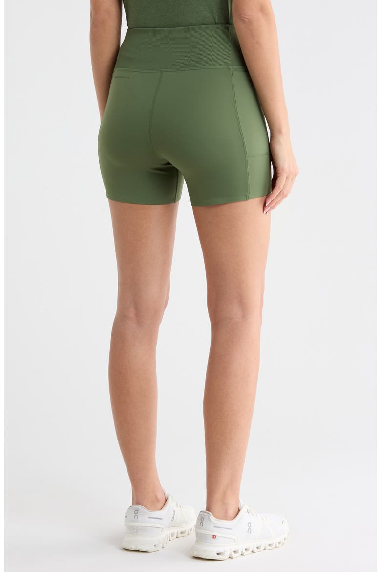 Ablaze High Waist Pocket Bike Shorts, Alternate, color, BRONZE GREEN