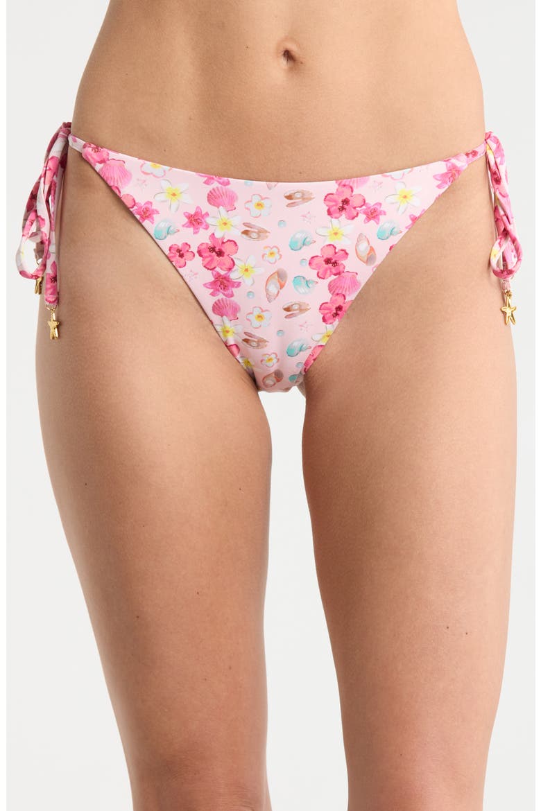 Mia Side Tie Bikini Bottoms, Main, color, PINK OASIS