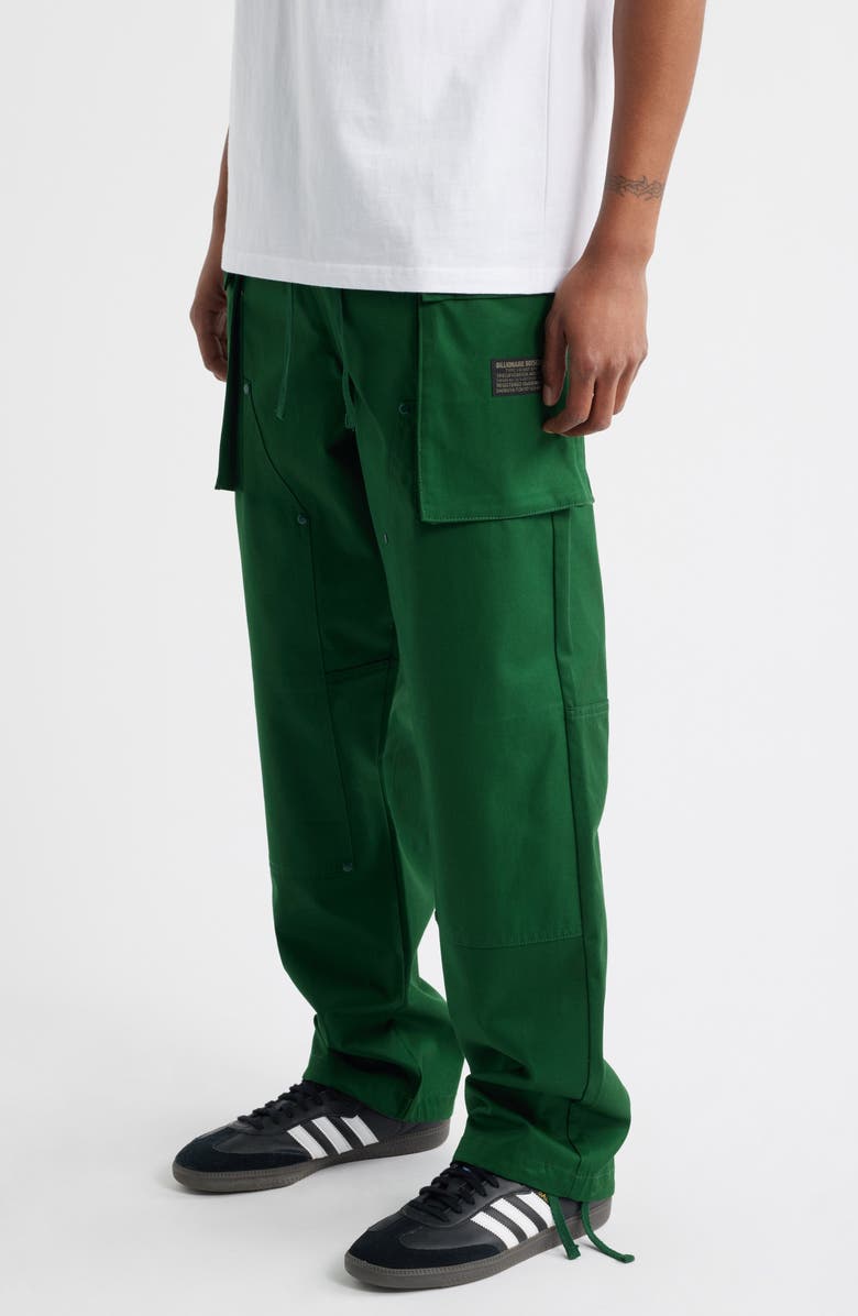 Billionaire Boys Club BB Flagship Core Cotton Twill Cargo Pants, Alternate, color, Eden