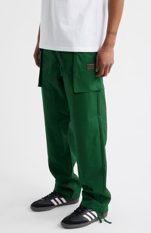 Billionaire Boys Club Bb Flagship Core Cotton Twill Cargo Pants In Green