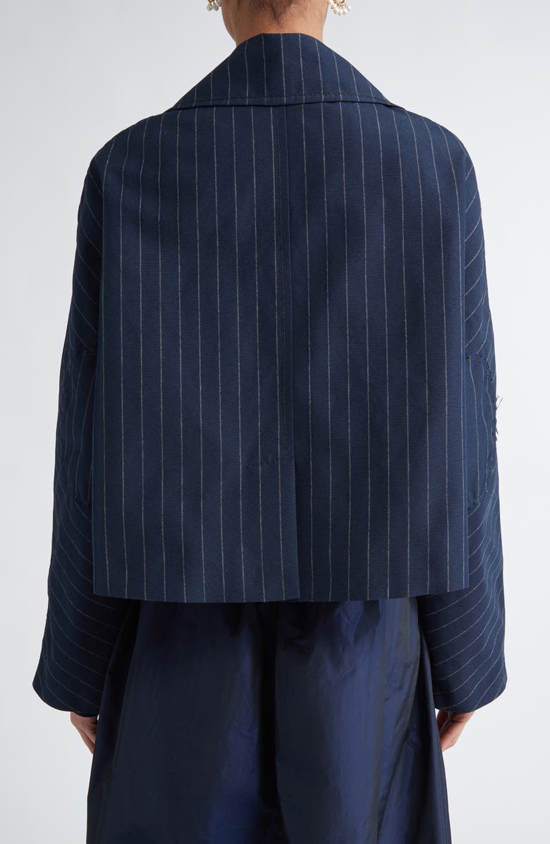 NACKIYÈ Precious Draped Pocket Crop Jacket, Alternate, color, 