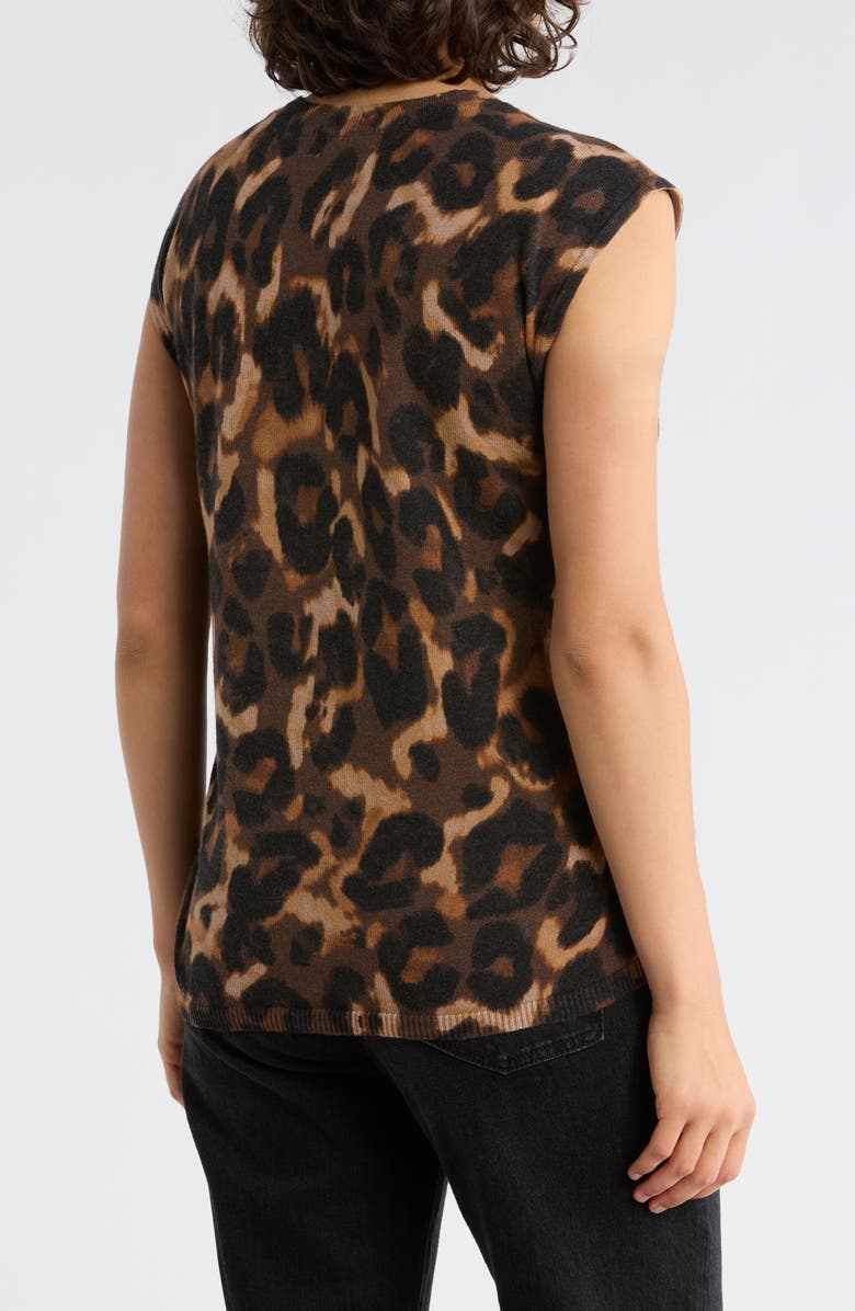 Democracy Sweater Vest, Alternate, color, Brown Multi