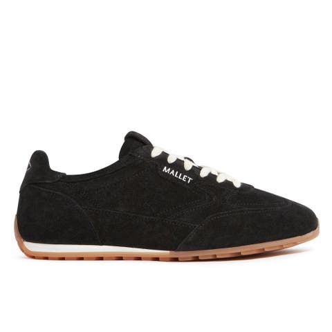 Penn Gum Leather Retro Runner Trainers