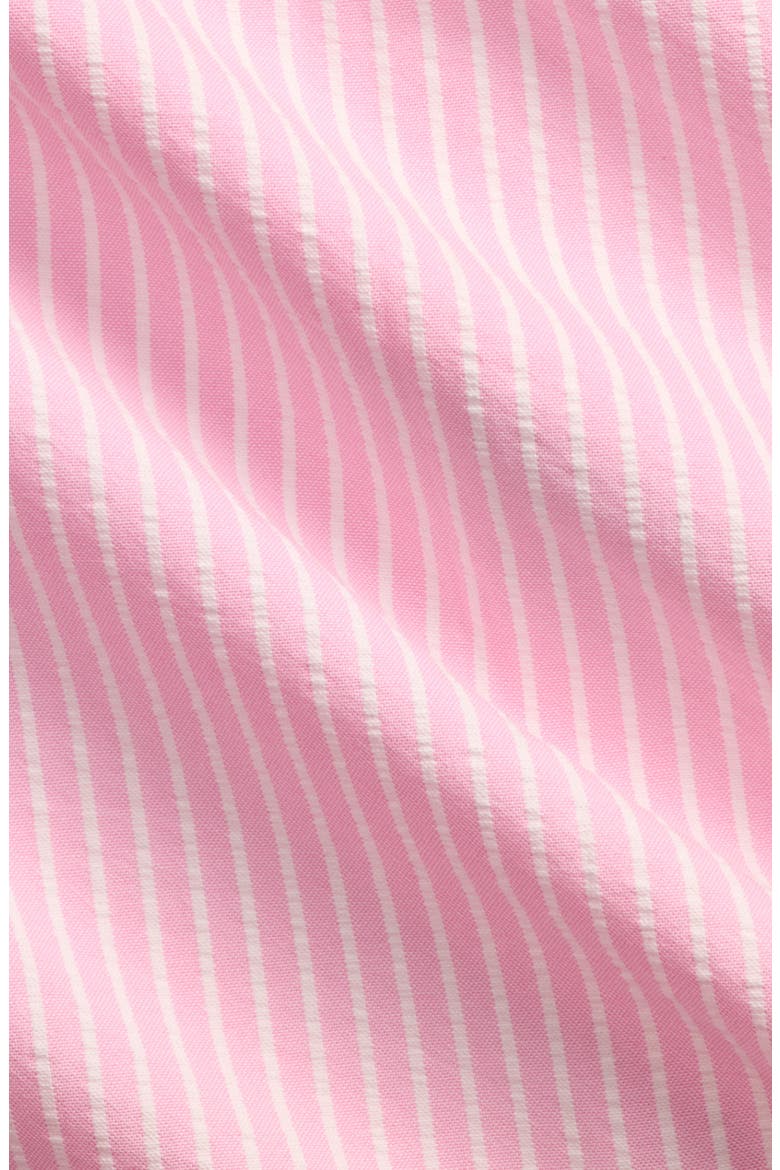 Classic Fit Stripe Cotton Seersucker Button-Down Shirt, Alternate, color, 7124B NEW ROSE WHITE