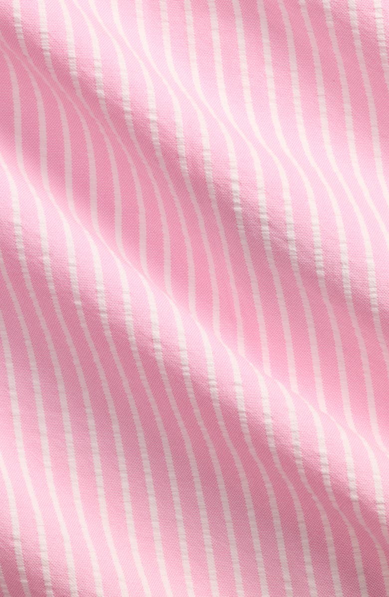 Polo Ralph Lauren Classic Fit Stripe Cotton Seersucker Button-Down Shirt, Alternate, color, 7124B New Rose White