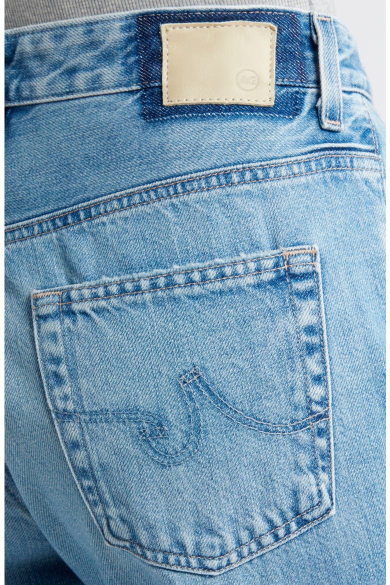 Saige High Waist Ankle Wide Leg Jeans, Alternate, color, CROSSWIND