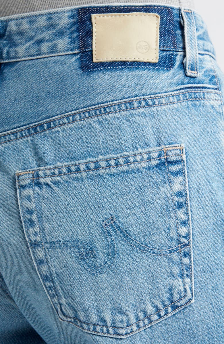 AG Saige High Waist Ankle Wide Leg Jeans, Alternate, color, Crosswind