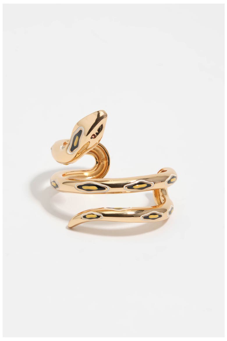 Gold snake bracelet, Main, color, GOLD