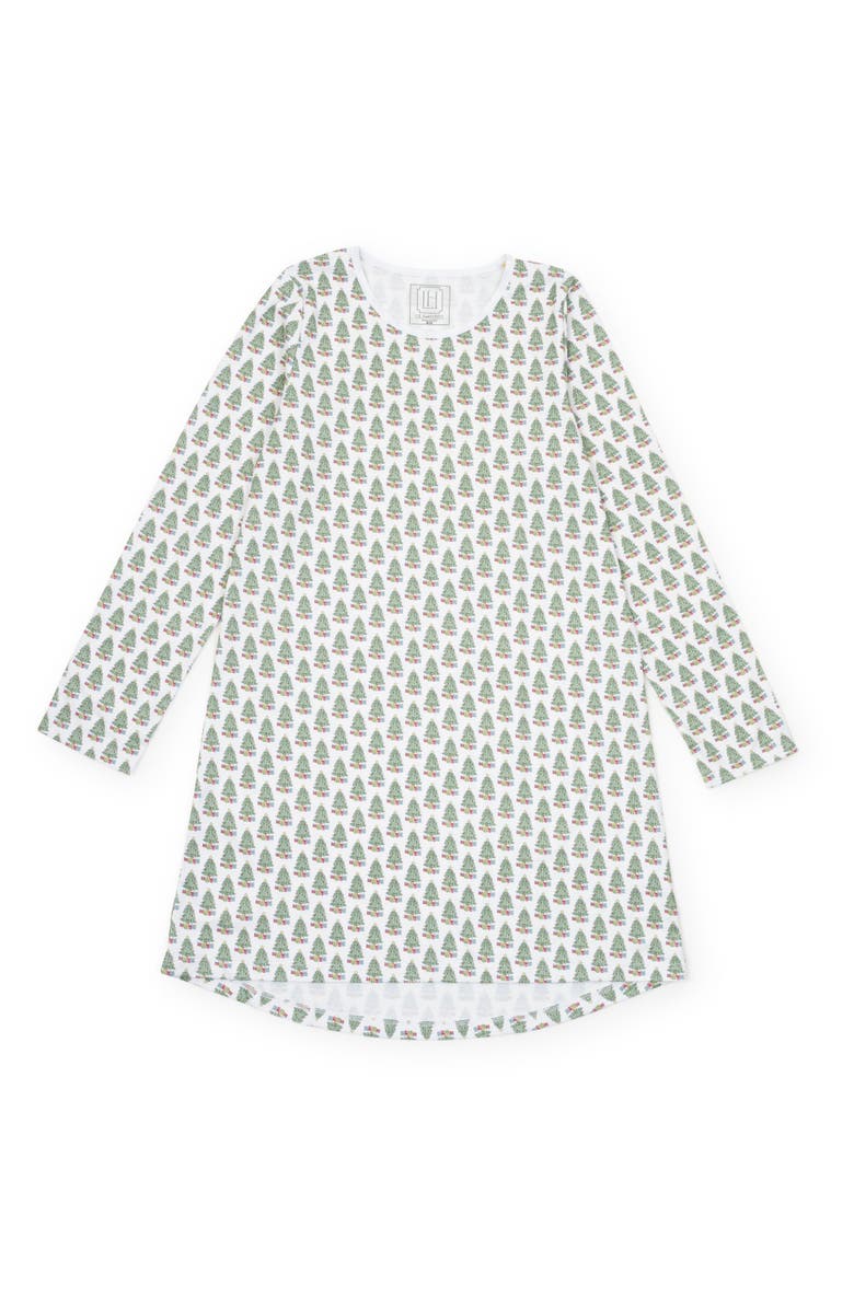 Lila and Hayes Ann Women's Longsleeve Nightgown, Main, color, Under The Christmas Tree