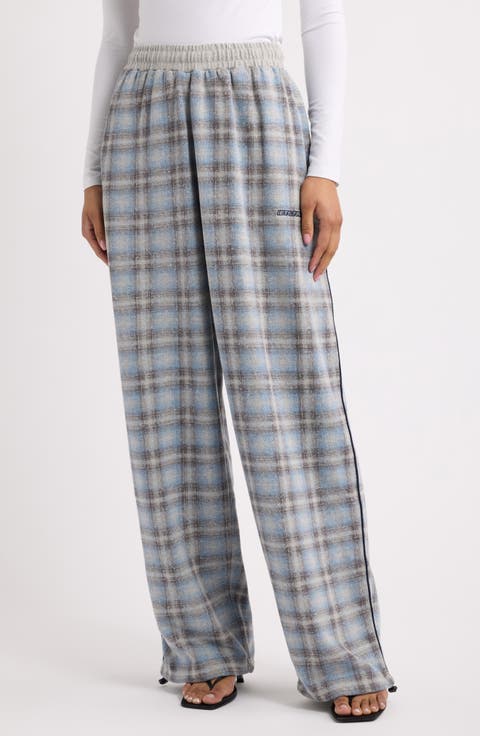 Harri Cotton Fleece Wide Leg Sweatpants