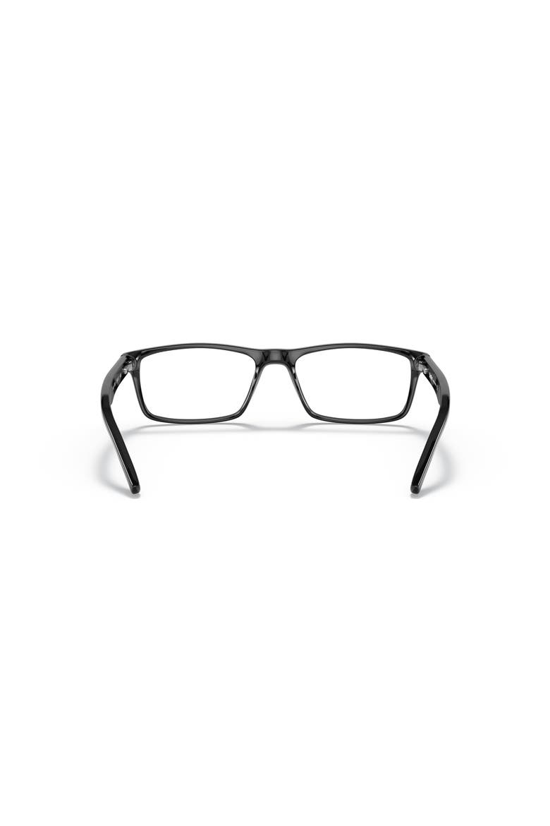 56mm Rectangle optical glasses, Alternate, color, Black
