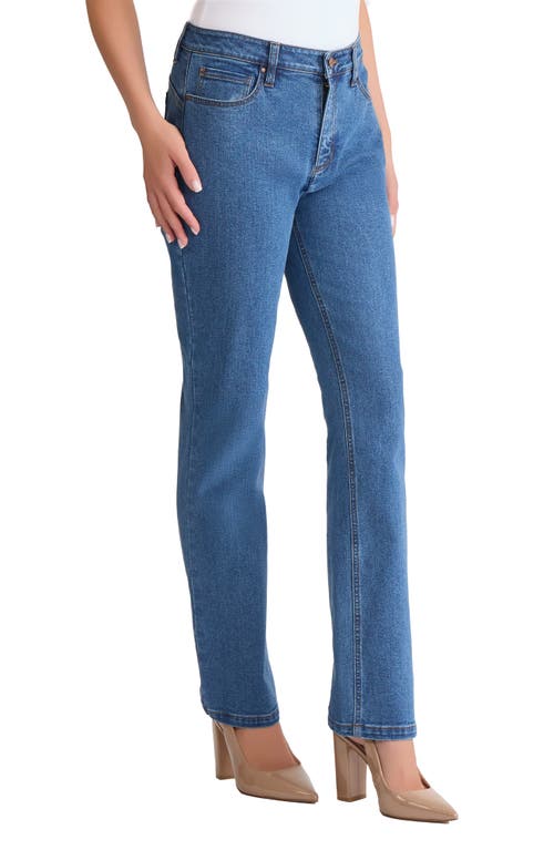 Jones New York Lexington Straight Leg Jeans In Blue