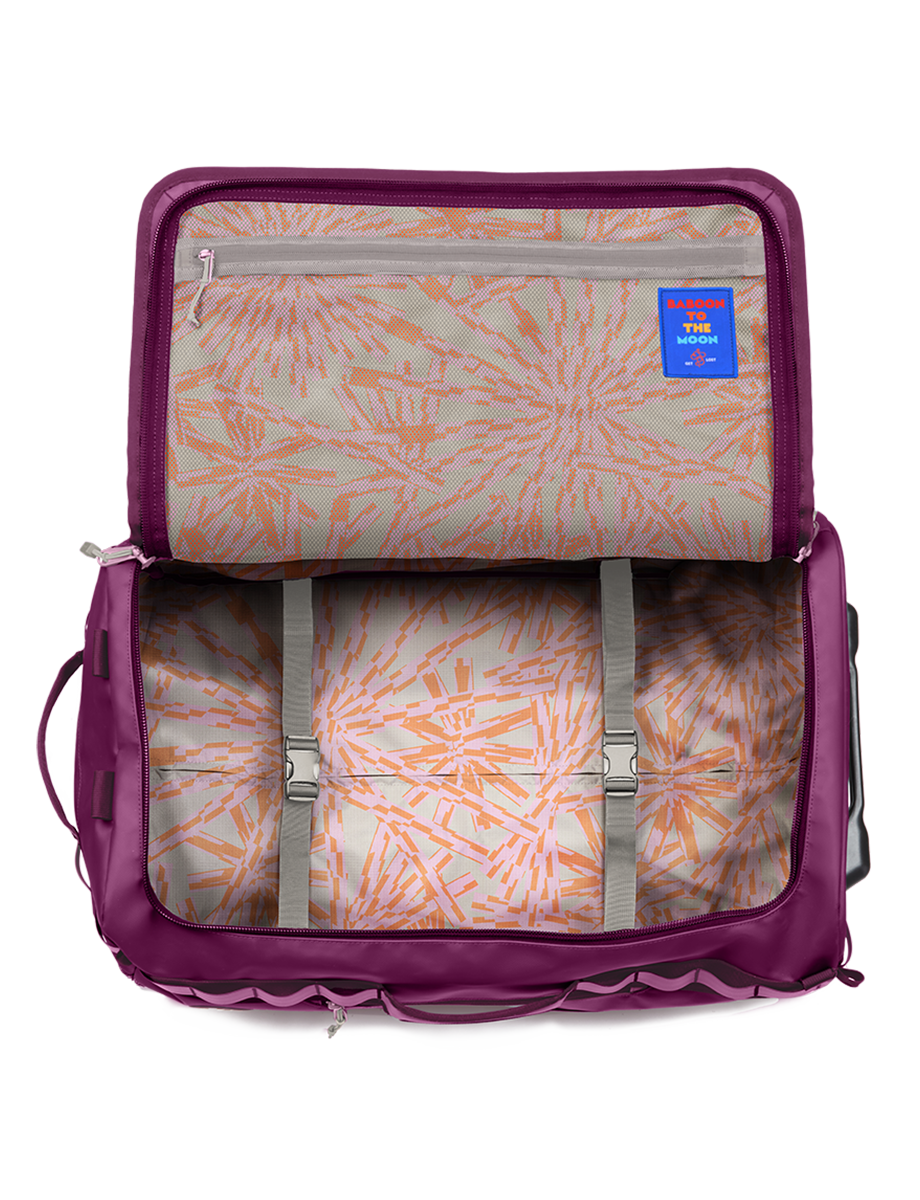 Baboon to the Moon Go-Bag Roller Big 55L, Alternate, color, Mystic Violet