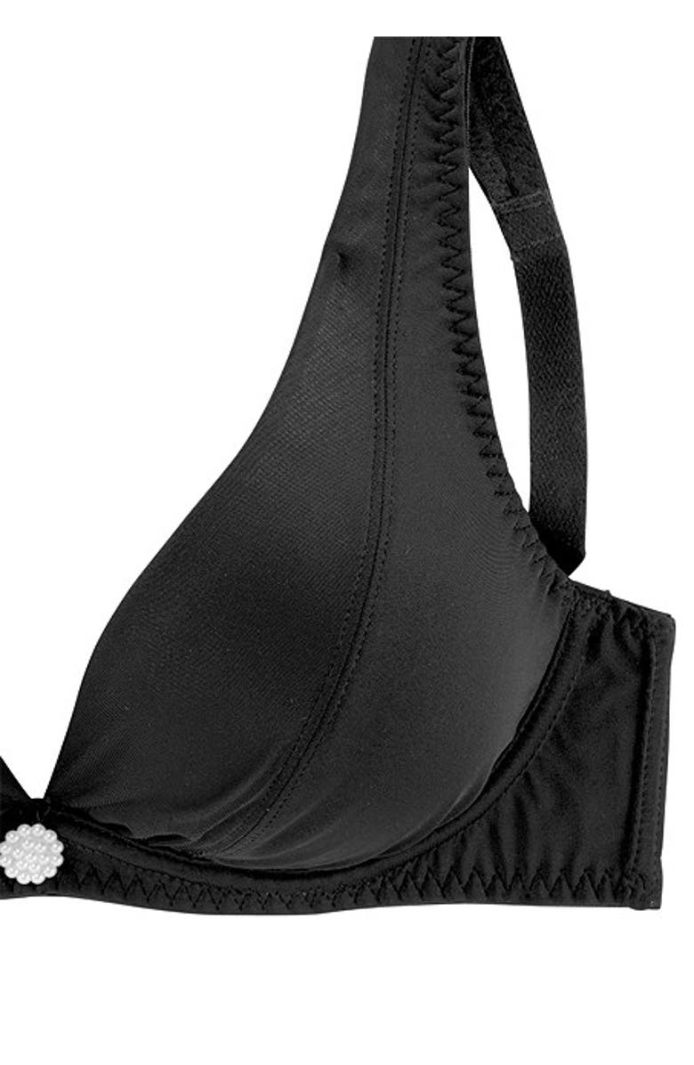 LASCANA 2 Pk Underwire Cleavage Bras, Alternate, color, Black 
White