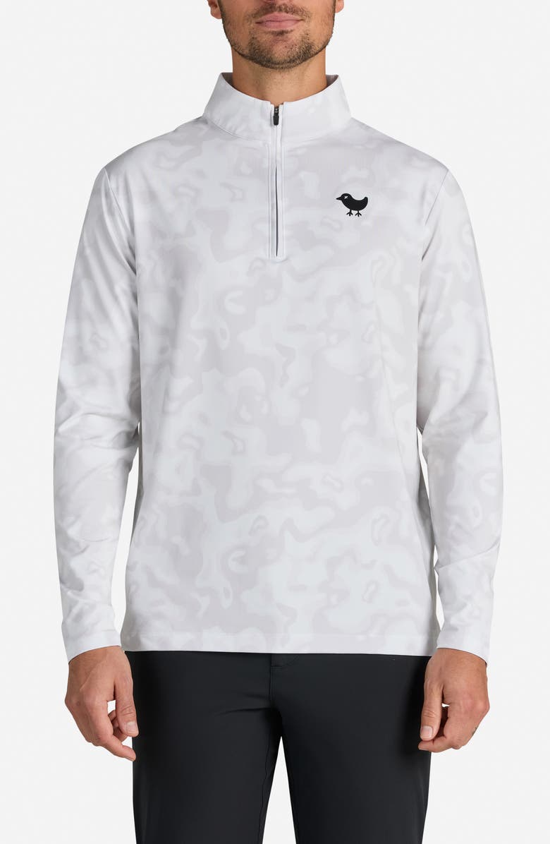 Bad Birdie Velocity Quarter-Zip Pullover, Main, color, Arctic Rain