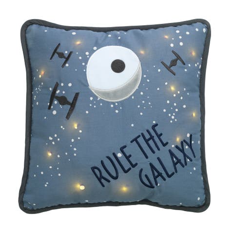 Star Wars Signature Galaxy LED Light-Up Decorative Throw Pillow
