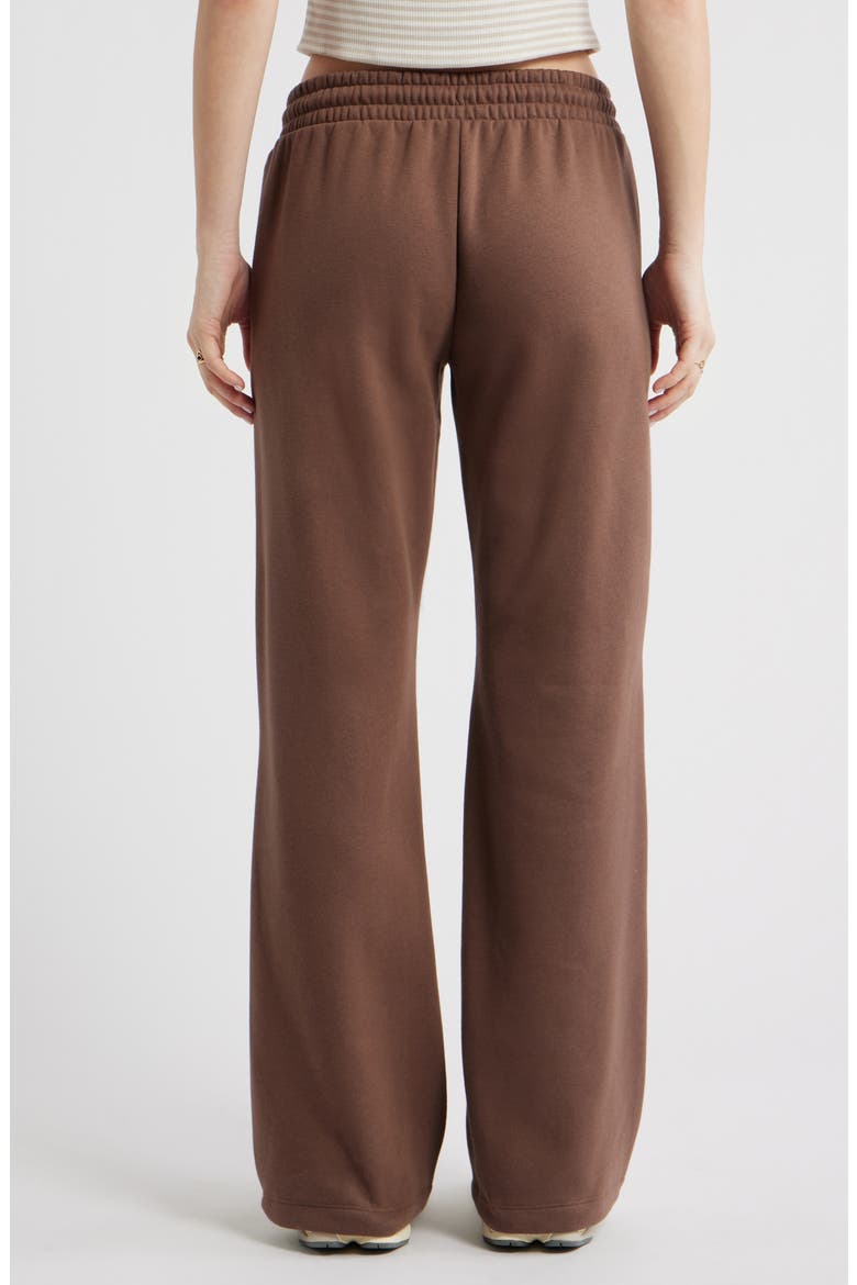 Baggy Flare Leg Sweatpants, Alternate, color, BROWN QUARTZ