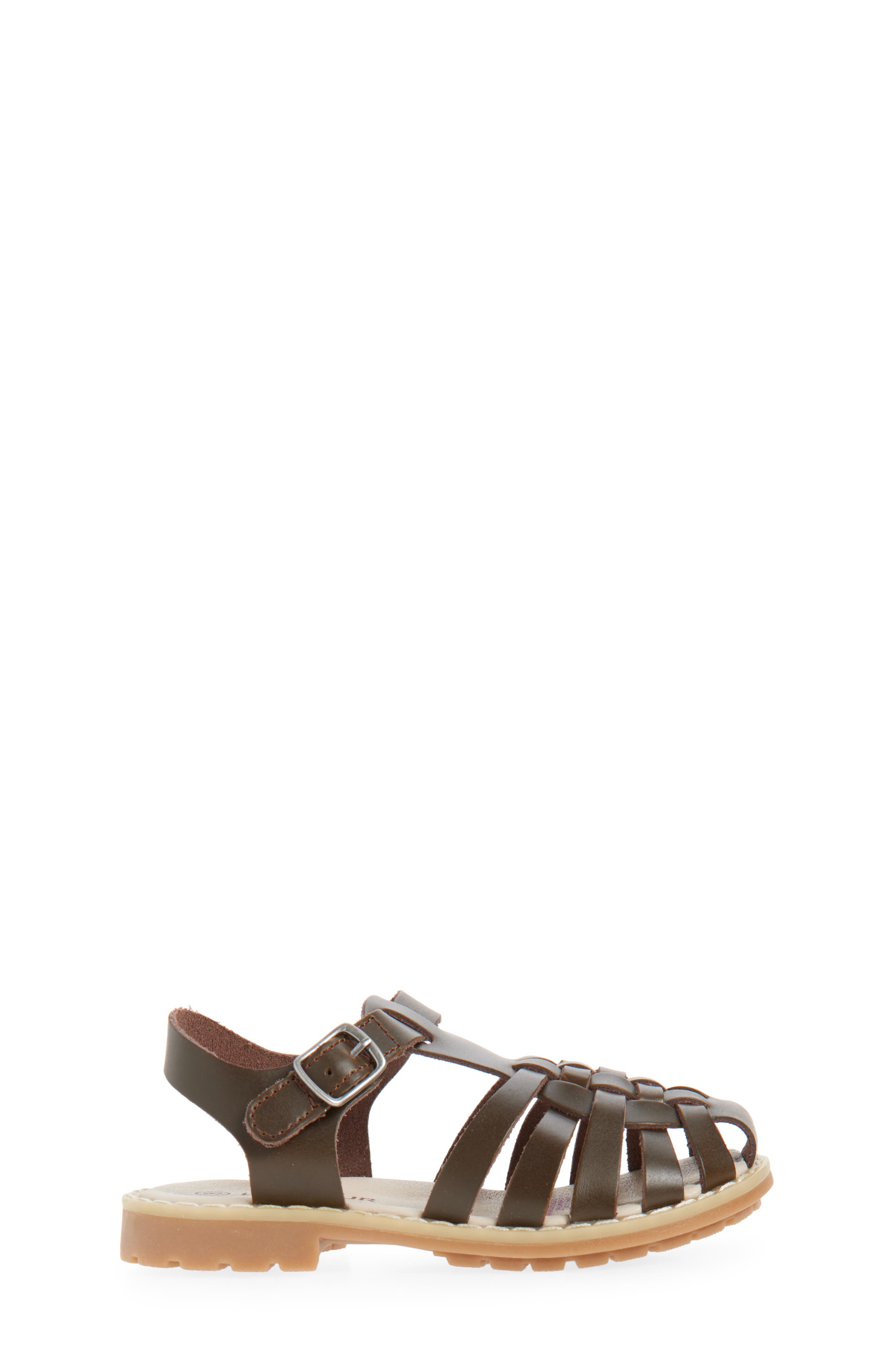 L
AMOUR Kids
 Avery Fisherman Sandal, Alternate, color, Brown