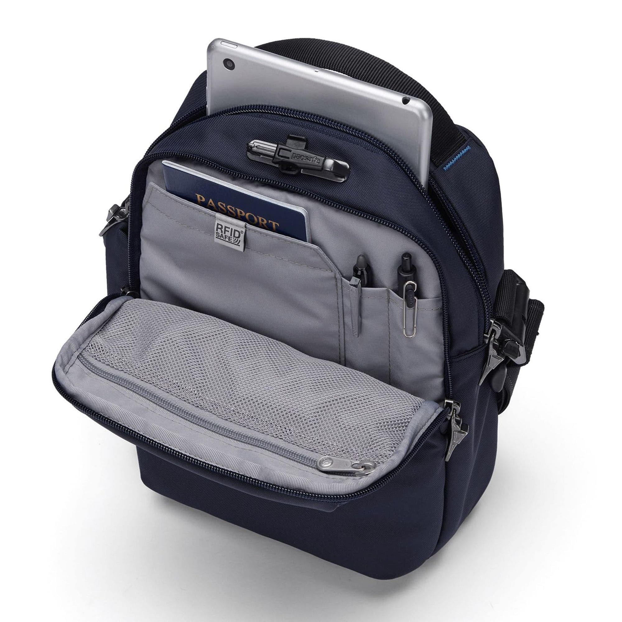 V Tour Crossbody, Alternate, color, Ocean