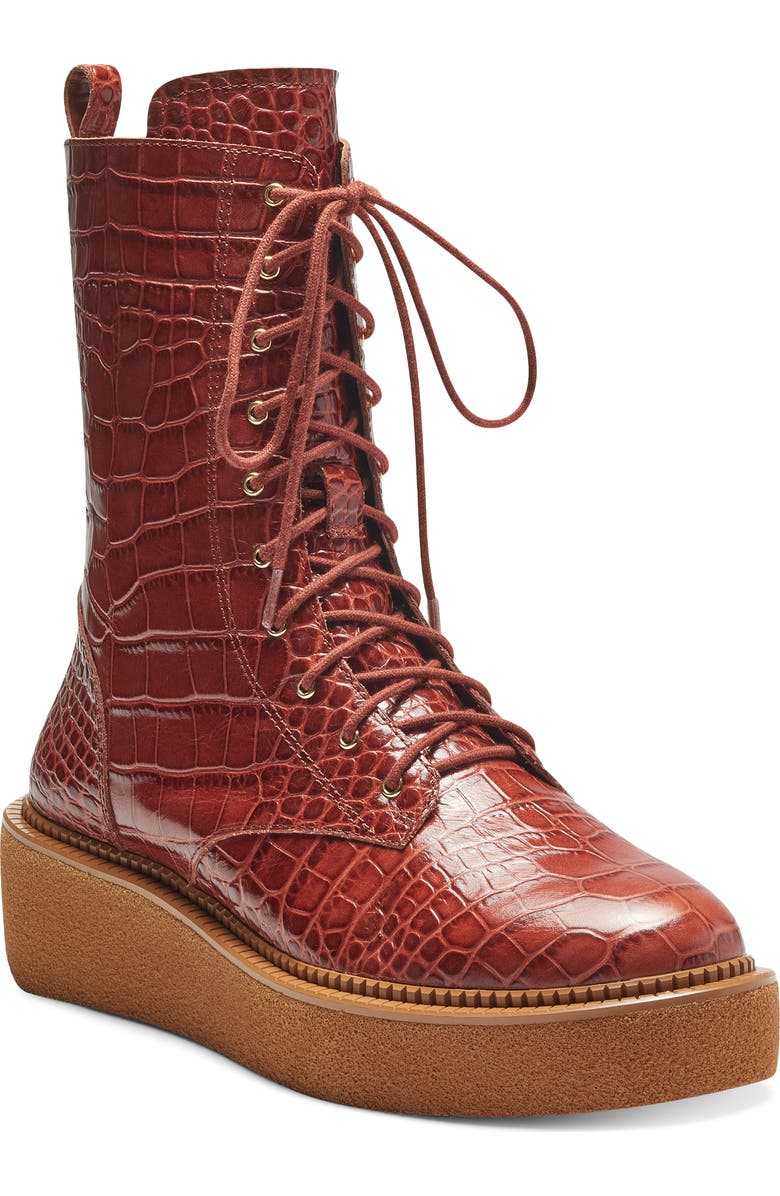 Vince Camuto Niko Lace-Up Platform Bootie, Main, color,