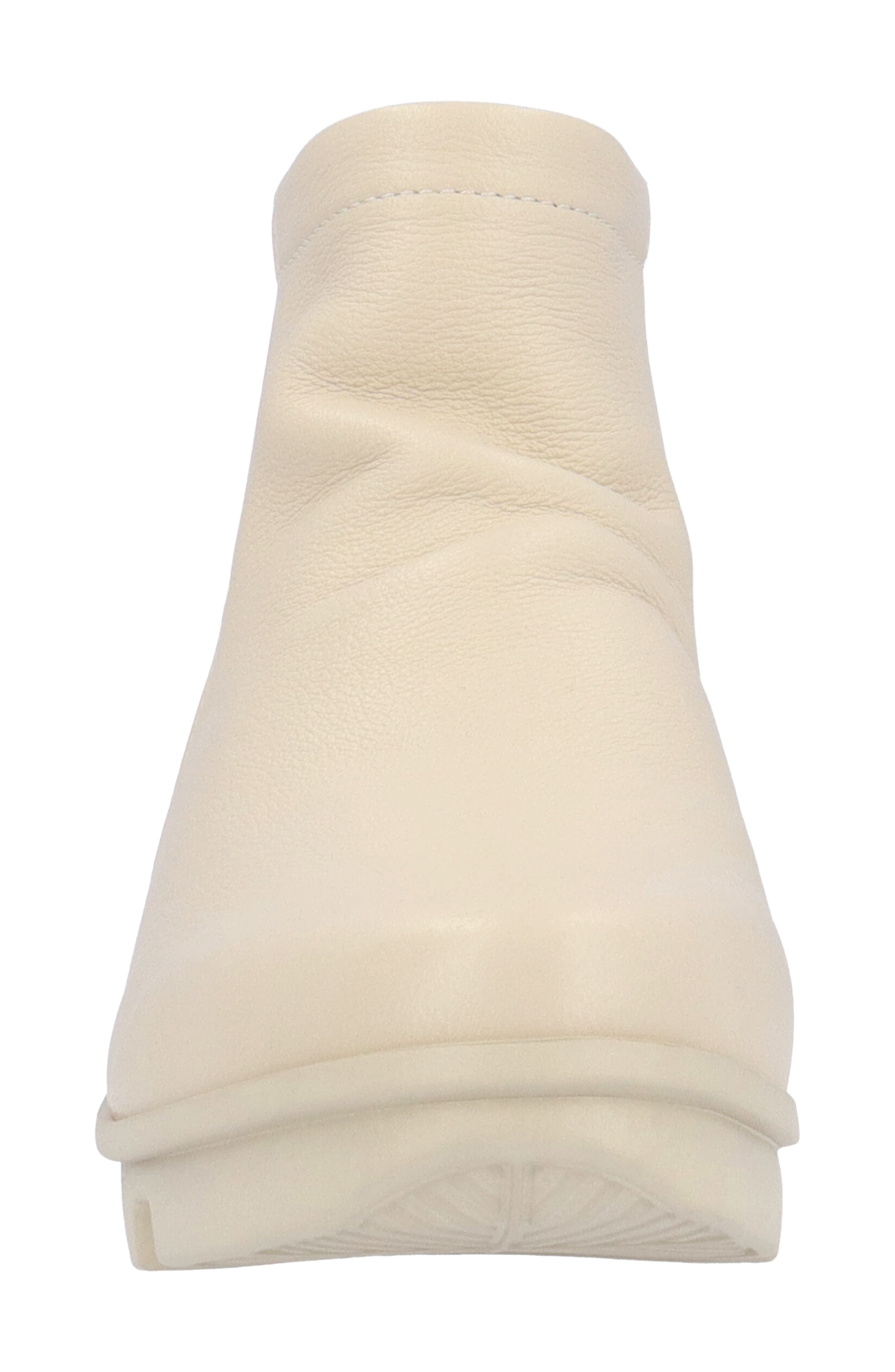 Hadirat Leather Bootie, Alternate, color, CREAM