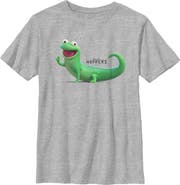Hoppers Boy's Hoppers Tom Lizard Happy and Cute Pose Graphic T-Shirt