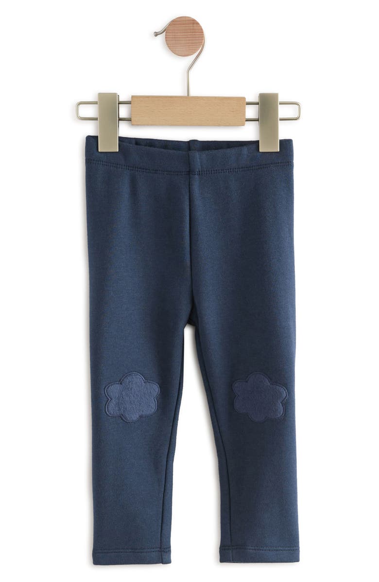 NEXT Kids' Knee Patch Leggings, Main, color, Blue