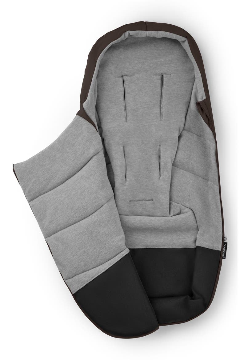 Water Repellent Stroller Footmuff, Alternate, color, COCOA BROWN