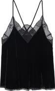 Zadig & Voltaire Christy Lace & Velvet Camisole
