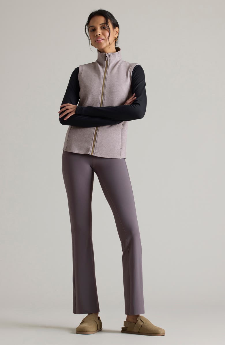 Rhone DreamGlow Zip-Up Vest, Alternate, color, Taupe Mist