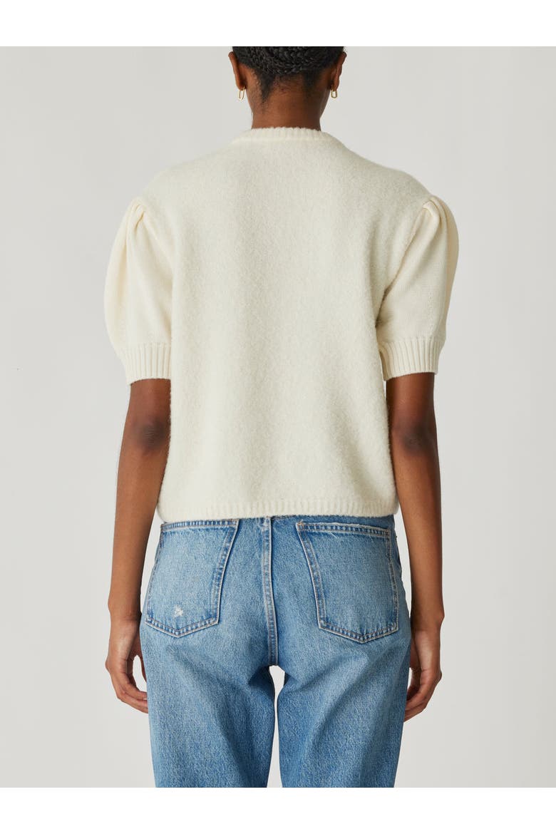 Boucle Texture Lady Pullover Sweater, Alternate, color, CREAM