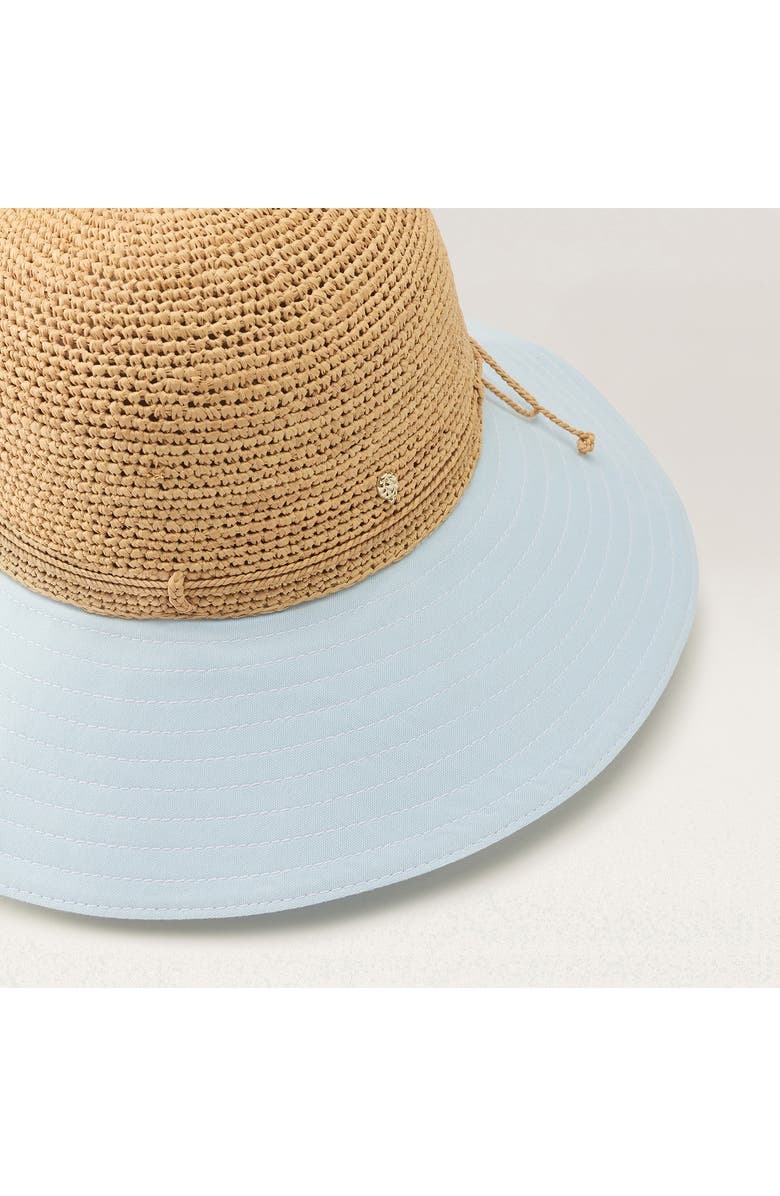 Helen Kaminski Kalola Foldable Raffia Hat, Alternate, color, Natural/ Breeze