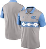 Jordan Brand Men's Jordan Brand Gray/Carolina Blue North Carolina Tar Heels Vapor Dri-FIT Polo