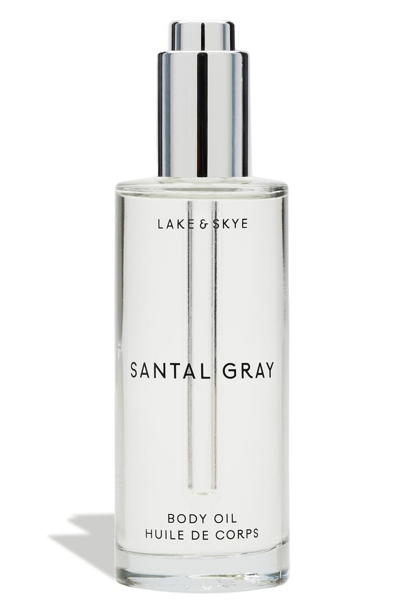 Lake & Skye Santal Gray Body Oil, Main, color, 