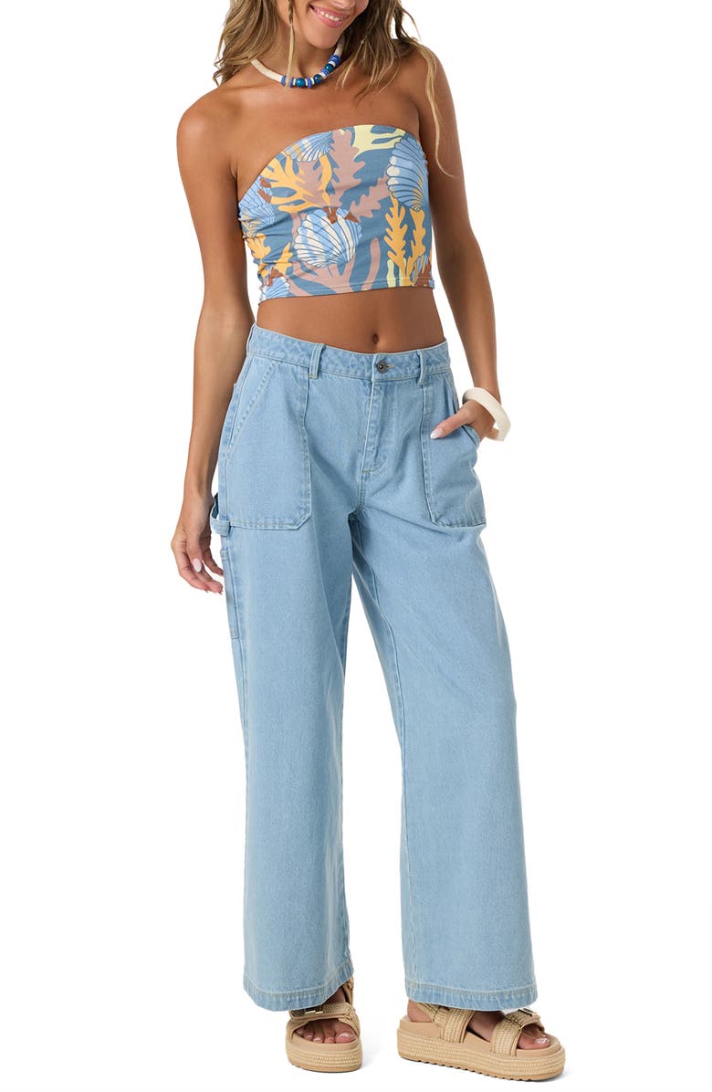 O'Neill Adeline Print Tube Top, Alternate, color, 