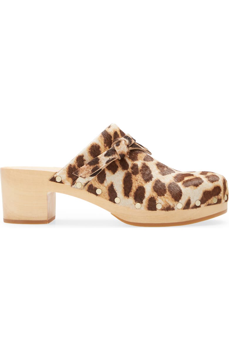 Loeffler Randall Roberta Genuine Calf Hair Clog, Alternate, color,