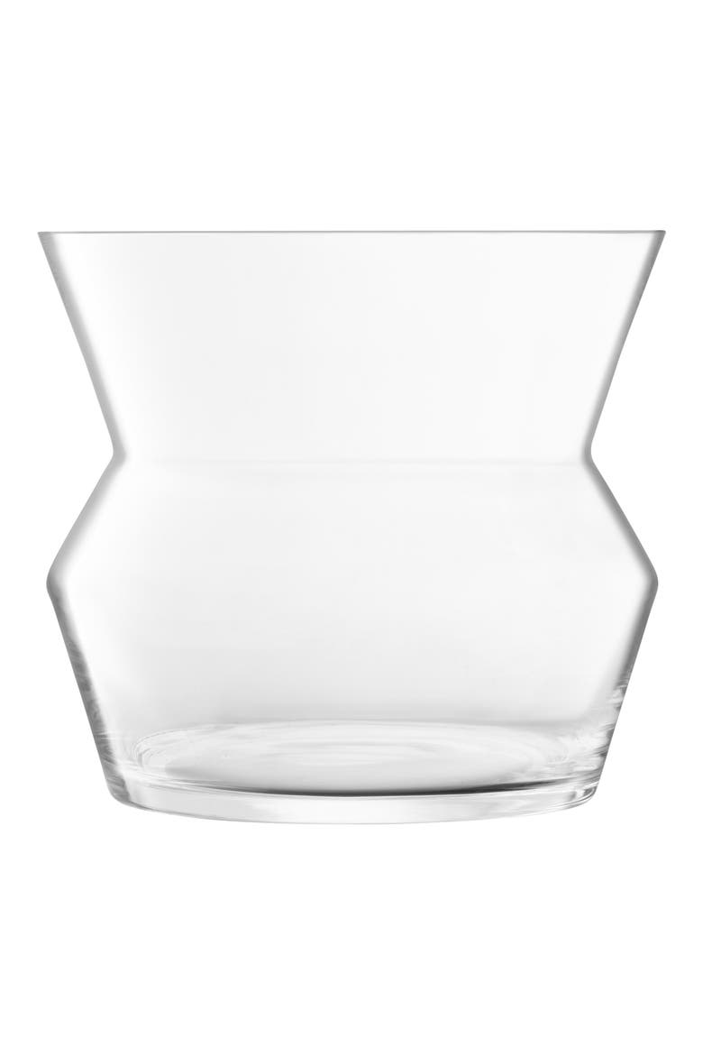 Sculpt Glass Lantern/Vase, Main, color, CLEAR