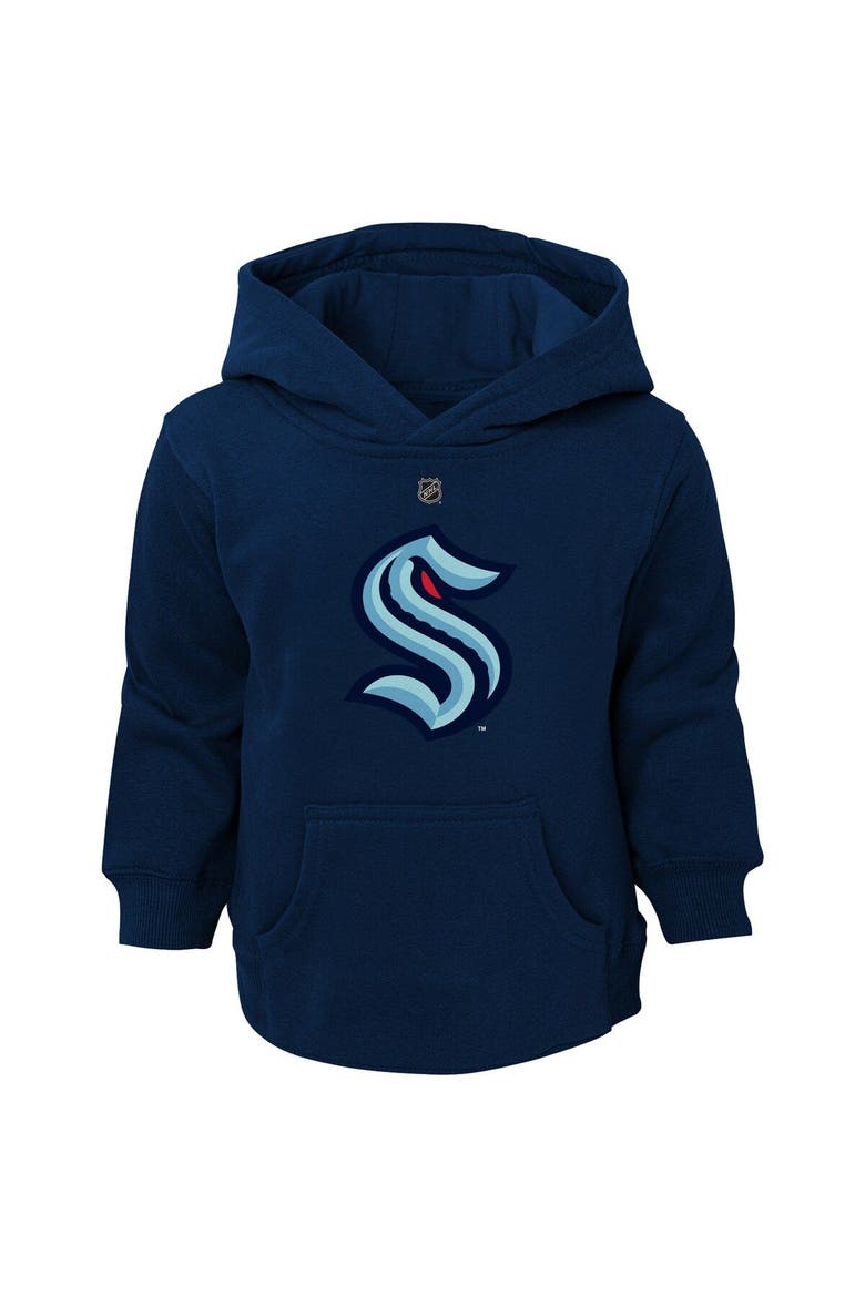 Toddler Navy Seattle Kraken Primary Logo Pullover Hoodie, Alternate, color, Navy