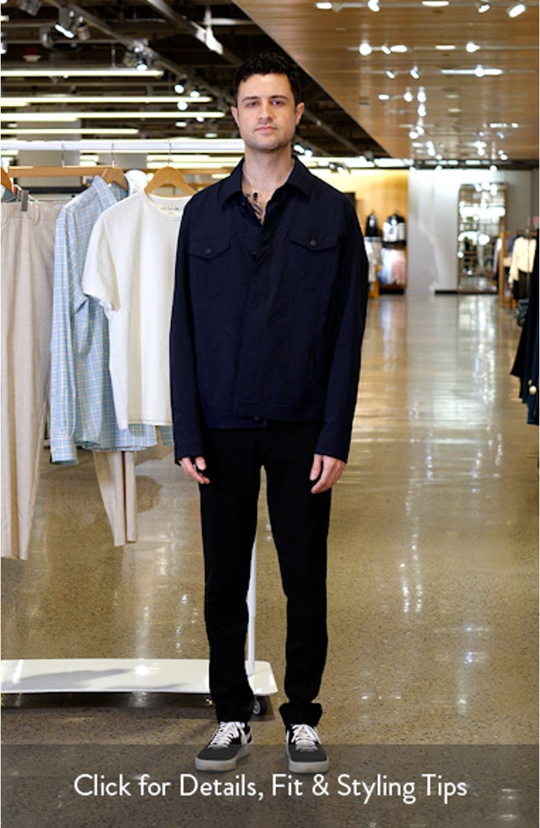 Carper Stretch Nylon Snap-Up Jacket, sales video thumbnail