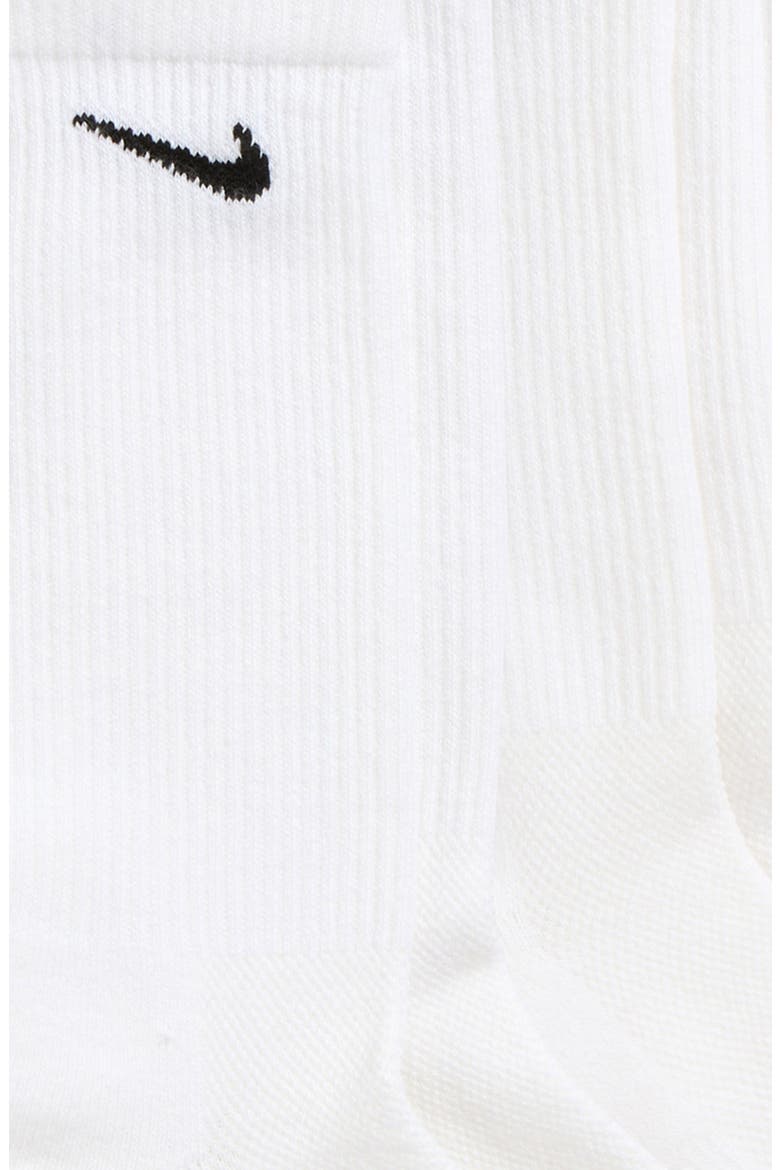 Everyday Elevated Dri-FIT Assorted 6-Pack Cotton Blend Crew Socks, Alternate, color, WHITE