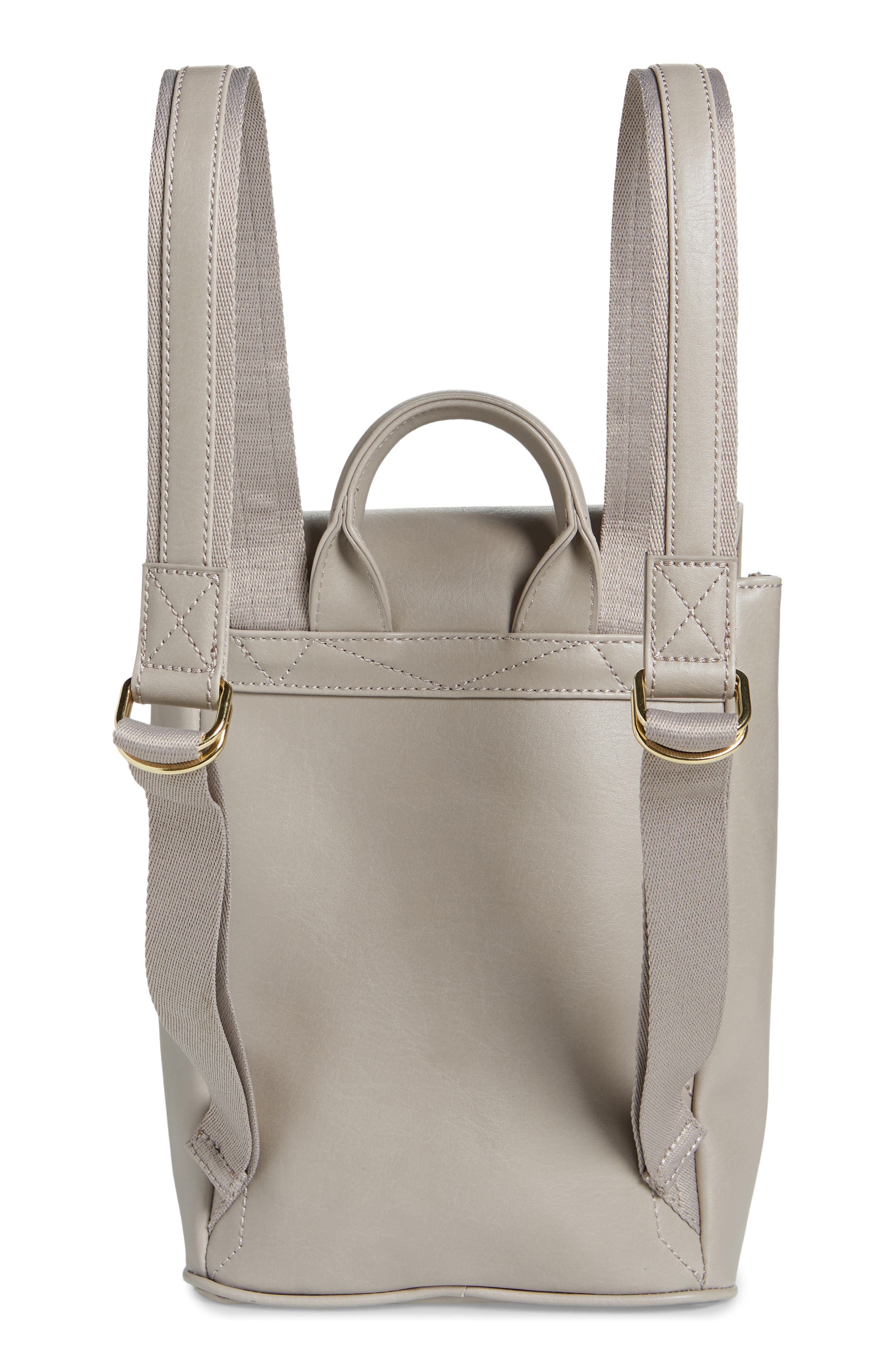 Mini Fabi Faux Leather Backpack, Alternate, color, WAVE